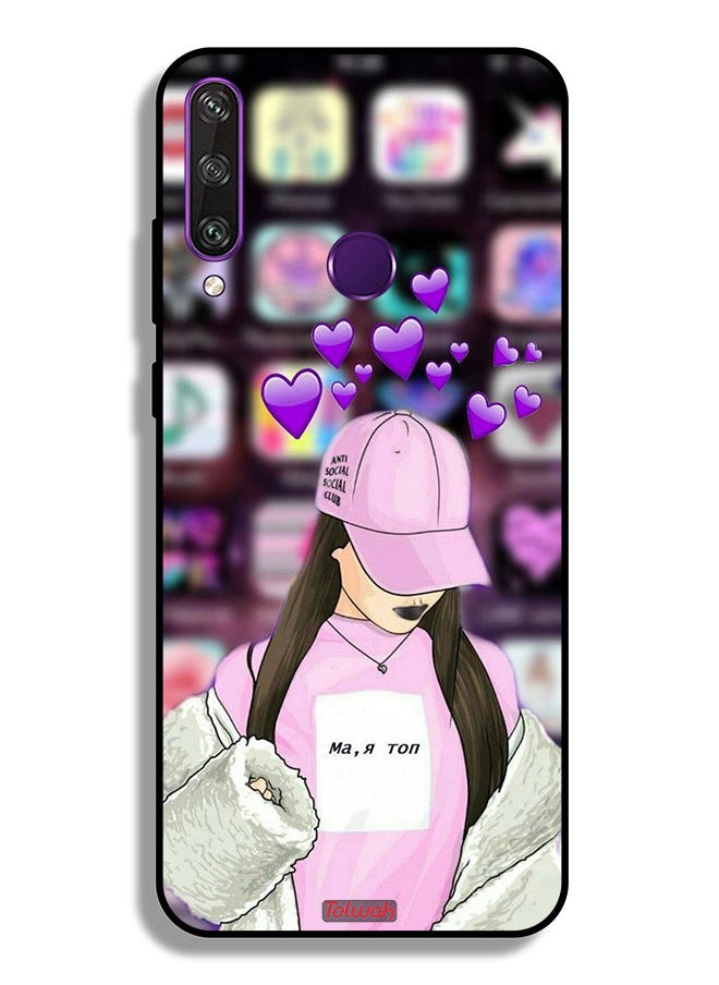 Tolwak Huawei Y6p Protective Case Cover Anti Social Club  - Image 2