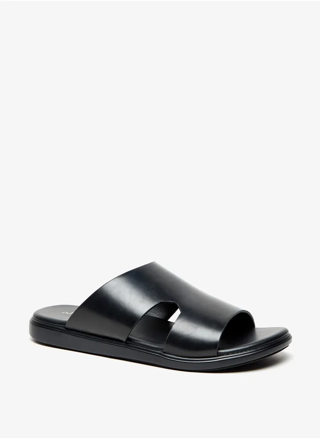 Al Waha Men's Solid Slip-On Arabic Sandals