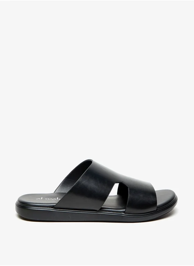 Al Waha Men's Solid Slip-On Arabic Sandals
