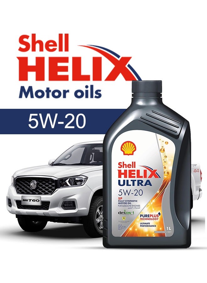 شل زيت محرك سيارة ام جي، T60 2024 - 2020 - لزوجة 5w20 شل هيلكس 6 لتر، مع فلتر زيت المحرك - 2020 2021 2022 2023 2024