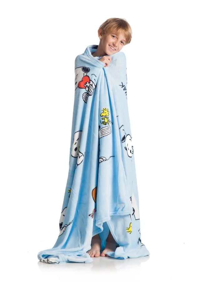Kanguru Plaid Snoopy Blanket, Super Soft, Cozy, Fluffy, Warm, Throw Fleece Blanket for Sofa, Bedroom, Couch, Travel, Kids