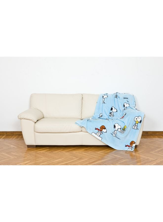 Kanguru Plaid Snoopy Blanket, Super Soft, Cozy, Fluffy, Warm, Throw Fleece Blanket for Sofa, Bedroom, Couch, Travel, Kids  - Image 3