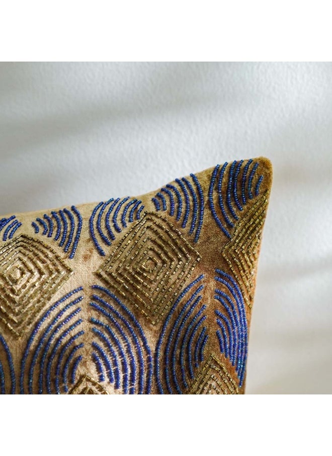 DANUBE HOME Pearl Pristine Cushion Cover Dk Gold 45x45 CM  - Image 2