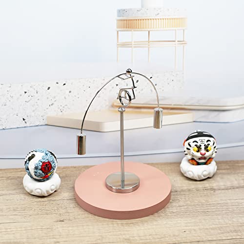 Sunnytech Unicycle Weightlifter Stainless Steel Physics Balancing Tumbler Kinetic Art Balance Toy Decompressive Science Psychology Home Offic Decor Desk Toy WJ143 - Image 3