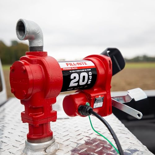 FILL RITE Fill-Rite FR4204H 12V 20 GPM Fuel Transfer Pump (Pump Only) | Gasoline, Diesel, Kerosene, Ethanol Blends, Methanol Blends, & Biodiesel - Image 5