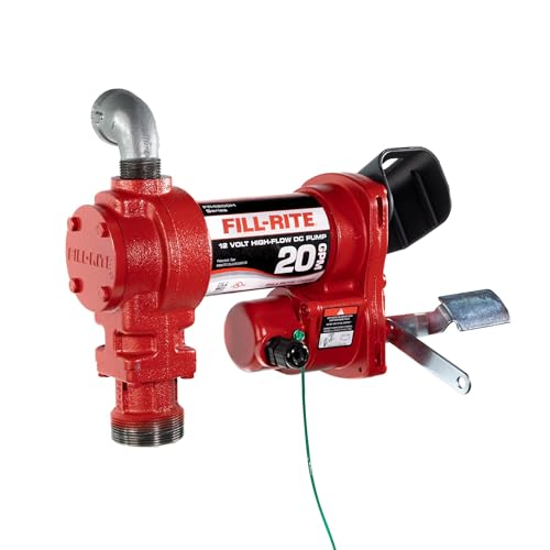 FILL RITE Fill-Rite FR4204H 12V 20 GPM Fuel Transfer Pump (Pump Only) | Gasoline, Diesel, Kerosene, Ethanol Blends, Methanol Blends, & Biodiesel - Image 1