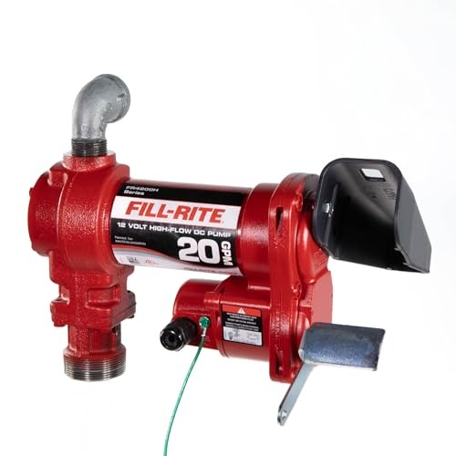 FILL RITE Fill-Rite FR4204H 12V 20 GPM Fuel Transfer Pump (Pump Only) | Gasoline, Diesel, Kerosene, Ethanol Blends, Methanol Blends, & Biodiesel - Image 2