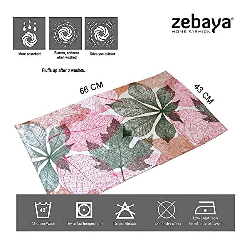 zebaya Home Pure Cotton Kitchen Cleaning Multi-Purpose Printed Towel 200 GSM (Multicolour, Set of 2 and 4) - Image 4