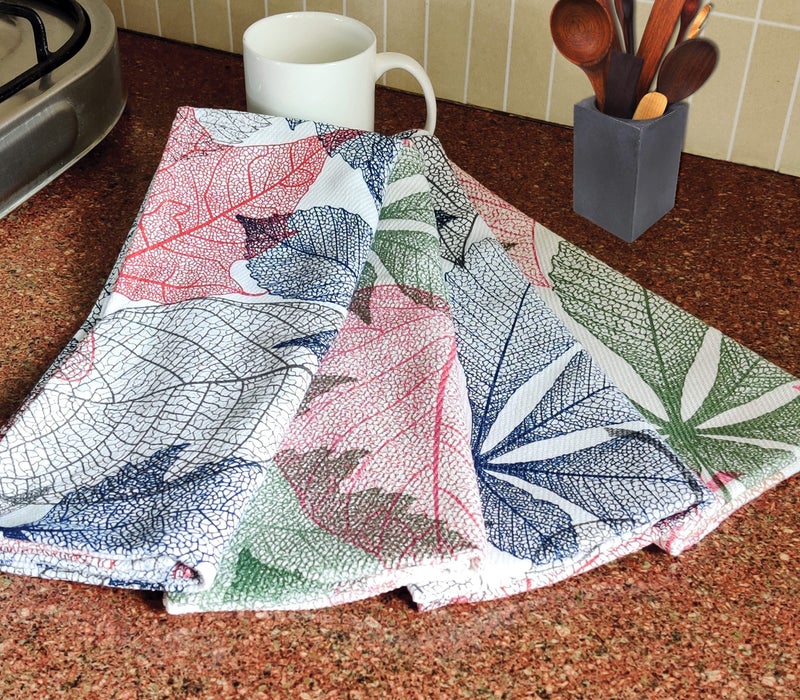 zebaya Home Pure Cotton Kitchen Cleaning Multi-Purpose Printed Towel 200 GSM (Multicolour, Set of 2 and 4) - Image 2