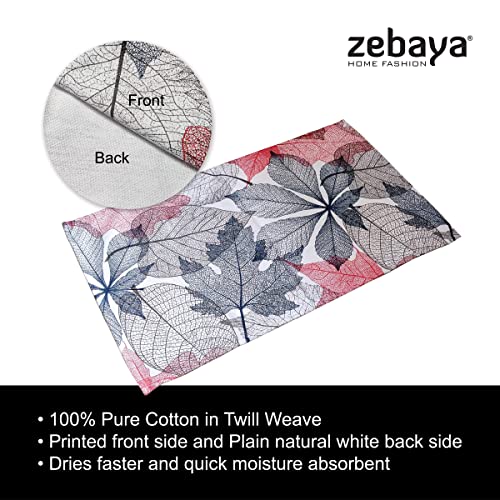 zebaya Home Pure Cotton Kitchen Cleaning Multi-Purpose Printed Towel 200 GSM (Multicolour, Set of 2 and 4) - Image 5