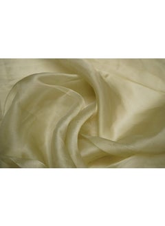 Pehnava Fab Studio Tissue Organza Fabric for Dress Cloth Material for Use in Fancy Garments Making Frocks GownsDresses and Also Wrapping Party Wedding DecorationsOlieveDrab1 Meter