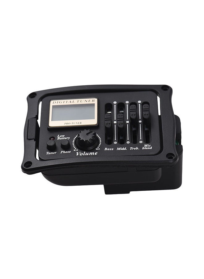 Generic Acoustic Guitar Pickup Folk Classical Guitar Pickup EQ Plate Pickup Multi-color LCD Color Screen Built-in Microphone with Calibration  - Image 5