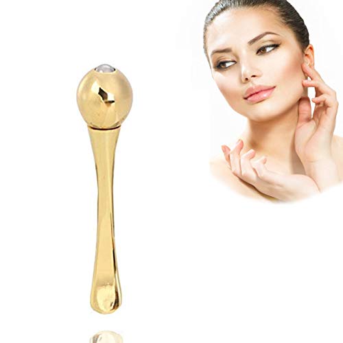 riteu Eye Cream Massage Sticks, Zinc Alloy Eye Cream Applicator Eye Anti Wrinkle Eye Fatigue Relief Massage Stick for Facial-Treatments-and-Masks Cream Scoop DIY Cosmetic Tool - Image 1