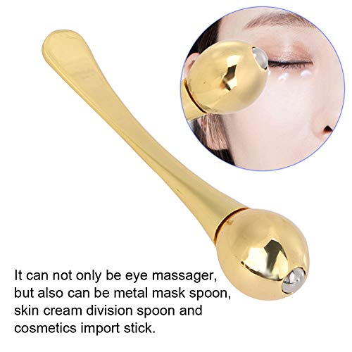 riteu Eye Cream Massage Sticks, Zinc Alloy Eye Cream Applicator Eye Anti Wrinkle Eye Fatigue Relief Massage Stick for Facial-Treatments-and-Masks Cream Scoop DIY Cosmetic Tool - Image 3