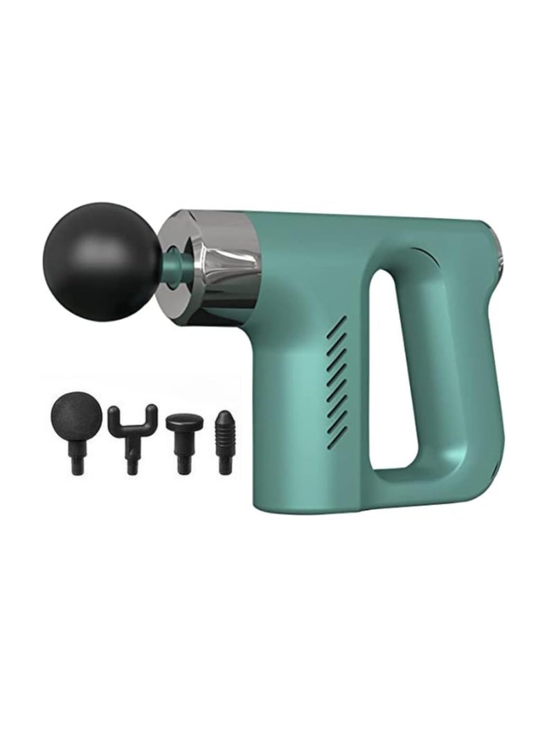 DIGI CORE Deep Tissue Massage Gun With 4 Massage Heads Muscle Massager Gun For Athletes Powerful Portable Electric Handheld Deep Tissue Body Massager Gun Neck Massager Gun Five Adjustable Speed Moods - Image 1
