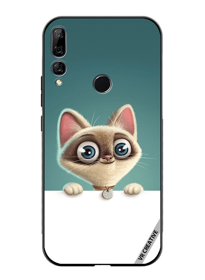 VR CREATIVE Protective Case Cover For Huawei Y9 Prime 2019 Cute Cat Design Multicolour - Image 1