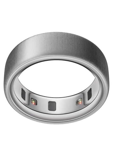 Oura Ring 4 - Silver - Size 11 - Smart Ring - Size First with Oura Ring 4 Sizing Kit - Sleep Tracking Wearable - Heart Rate - Fitness Tracker - Up to 8 Days of Battery Life