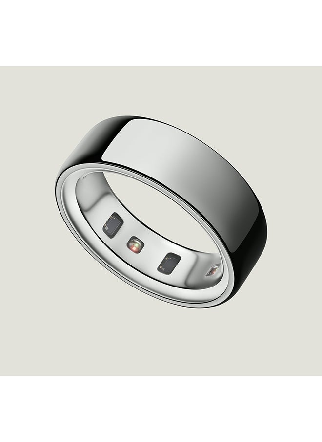 OURA Oura Ring 4 - Silver - Size 11 - Smart Ring - Size First with Oura Ring 4 Sizing Kit - Sleep Tracking Wearable - Heart Rate - Fitness Tracker - Up to 8 Days of Battery Life  - Image 5