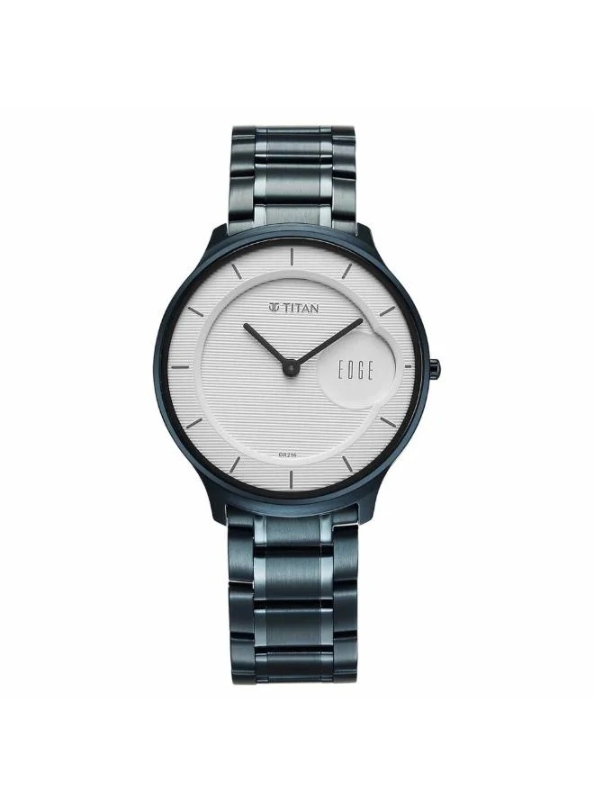 تيتان Men's Stainless Steel Analog Watch 1843QM04 - 38 mm