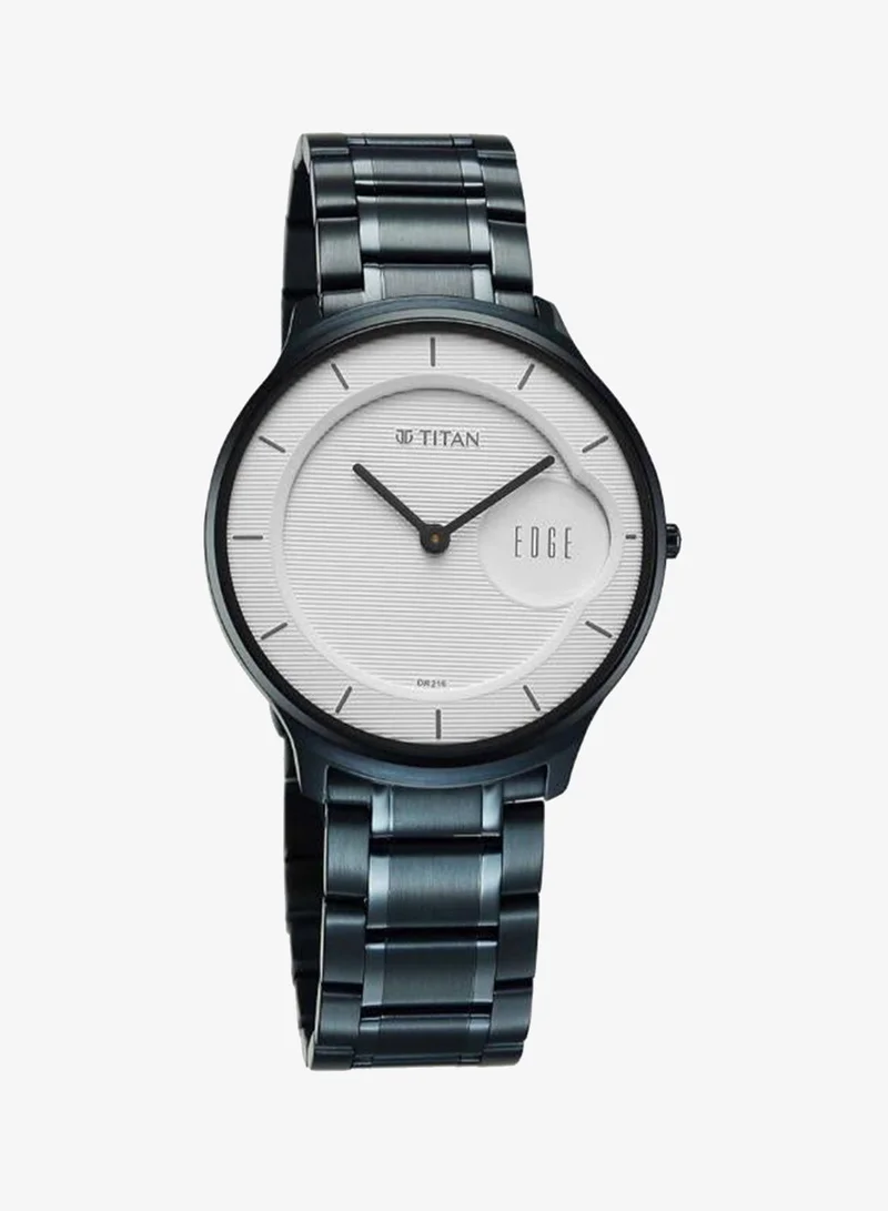 Titan Men's Stainless Steel Analog Watch 1843QM04 - 38 mm