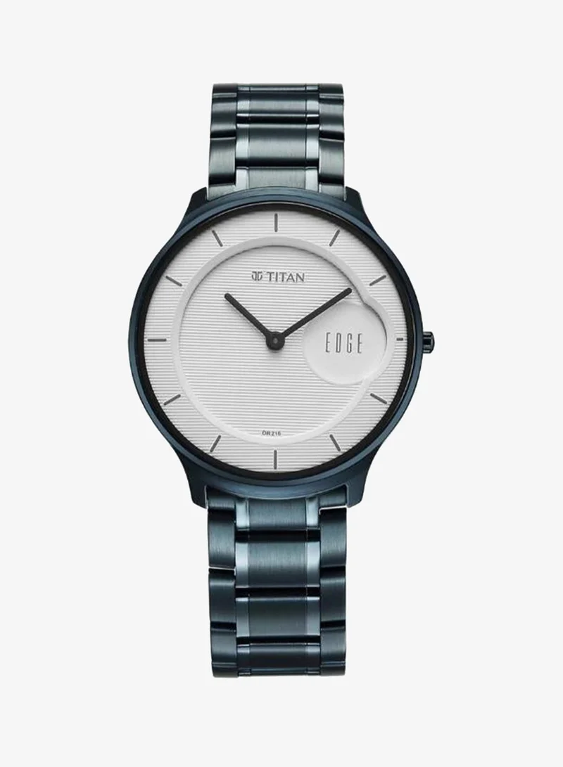 Titan Men's Stainless Steel Analog Watch 1843QM04 - 38 mm