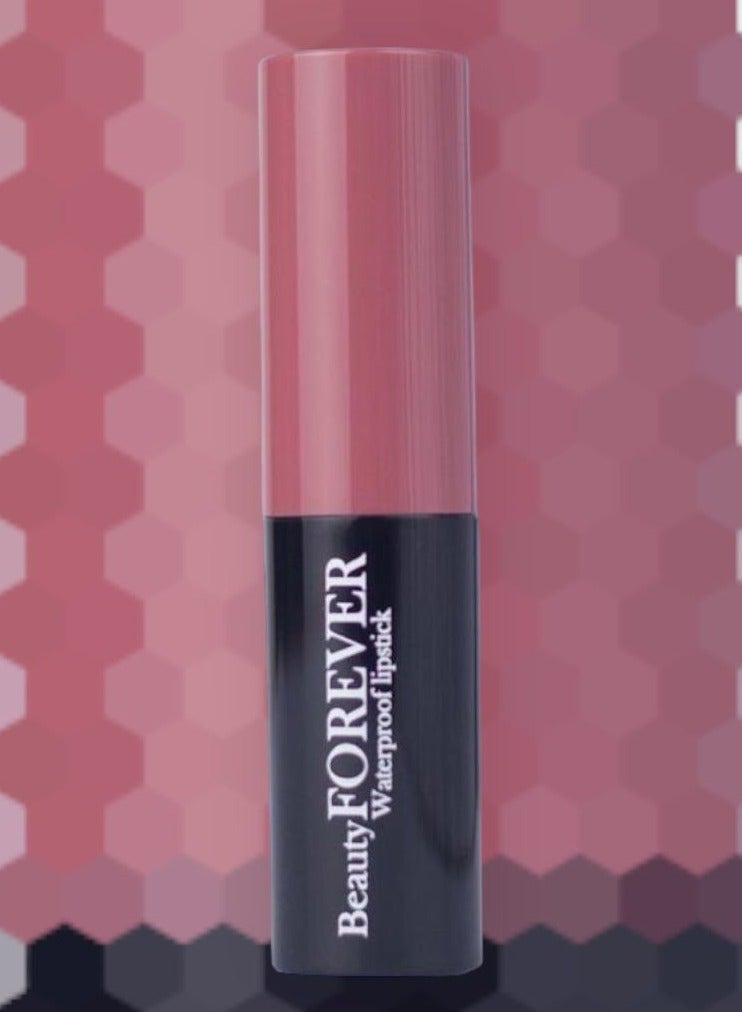 بيوتي فوريفر أحمر شفاه ضد الماء غير لامع يدوم طويلاً رقم 21