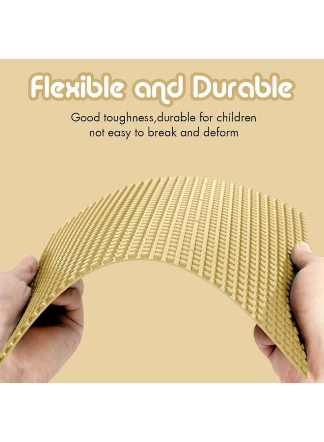 Lekebaby Classic Baseplates Building Base For Building Bricks 100% Compatible With Major Brands-Baseplate 10" X 10", Pack Of 6 (Sand Color) - Image 4