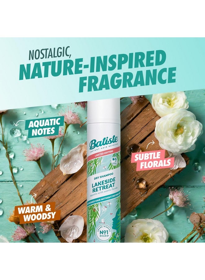 Batiste Batiste Dry Shampoo Lakeside Retreat Fragrance for Women and Men, Limited Edition, Refreshes Hair, Absorbs Oil Between Washes, Waterless Shampoo, 3.81 oz  - Image 4