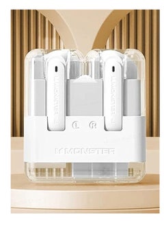 Monster Bluetooth 5.3 TrueWireless Earbuds XKT12 (White)