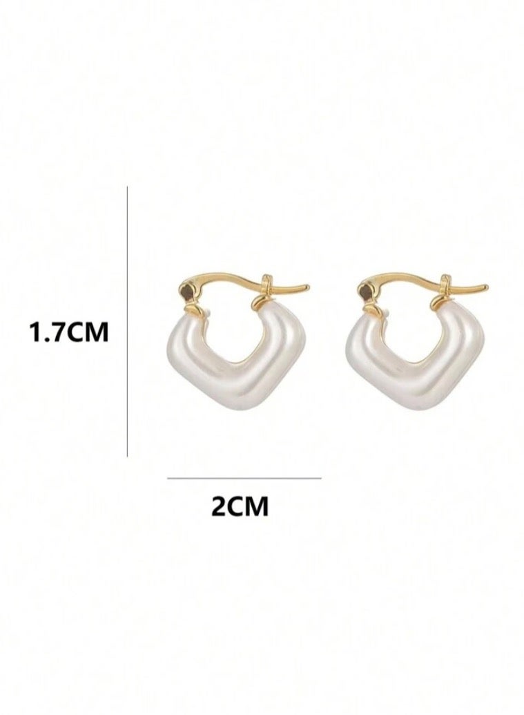 إيكوال حلق اذن نسائي بتصميم رائع وعصري من الاستانلس ستيل - Image 5