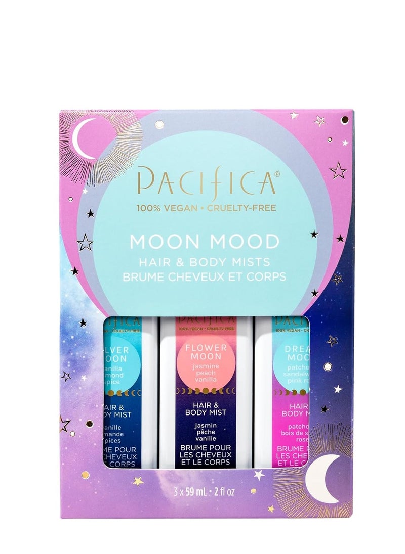 Pacifica Pacifica Beauty | Clean Hair Perfume + Body Spray Sampler Set | Discovery Kit | Island Vanilla, Dream Moon Fragrance | Travel Size Mini | 6 scents | Vegan & Cruelty Free  - Image 4