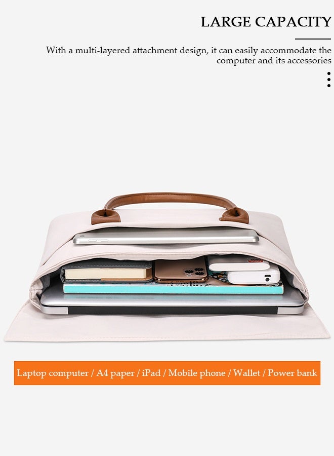 DUNISO 15 Inch Laptop Bag Lightweight Computer Bag Travel Business Briefcase Water Resistance Shoulder Messenger Bag for Men and Women Work Office - Image 3