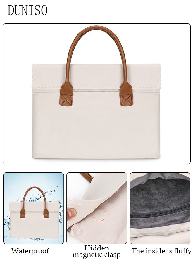 DUNISO 15 Inch Laptop Bag Lightweight Computer Bag Travel Business Briefcase Water Resistance Shoulder Messenger Bag for Men and Women Work Office  - Image 1