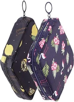 Healifty Healifty 2pcs Menstrual Storage Pouch Pad Bag Change Bag Napkin Bag Purse Holder Organizer 