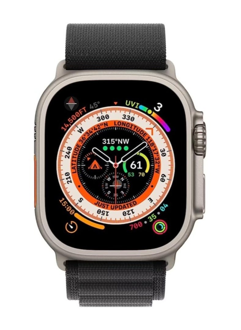 ELTRAZONE - Alpine Loop Compatible with Apple Watch Ultra Band,Metal connector Rugged Woven Nylon Men G-Hook Strap for iWatch Series Ultra SE 49mm 45mm 44mm - Image 1