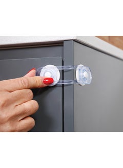 dreambaby Pack of 2 Mini Multi-purpose Latch - Transparent  - Image 4