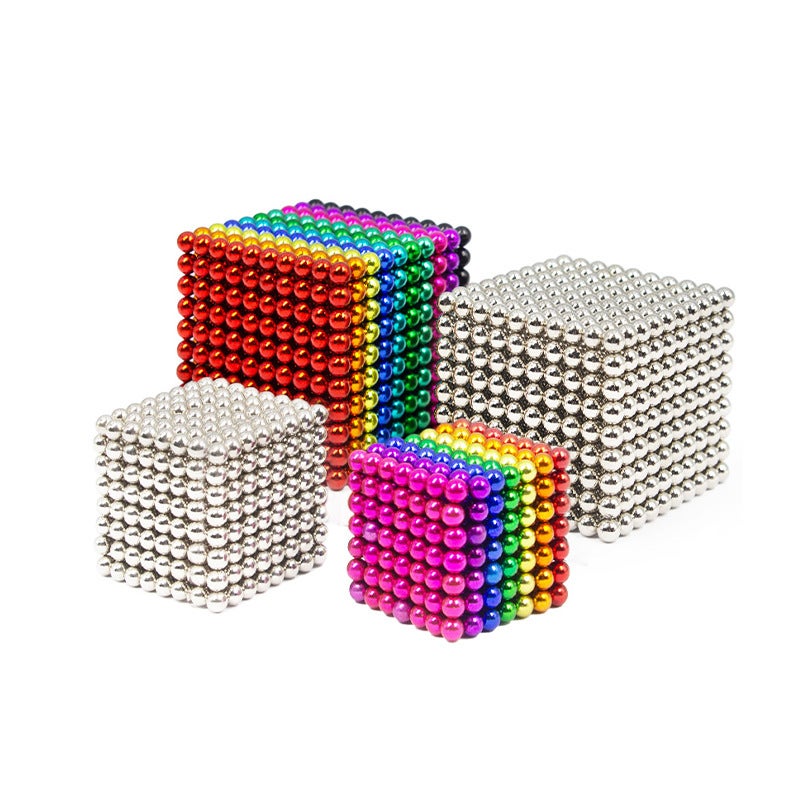 Color Buckyball 5Mm216 3Mm1000 Magnet Building Blocks Puzzle Rubik'S Cube Magnetic Ball Toy - Image 4