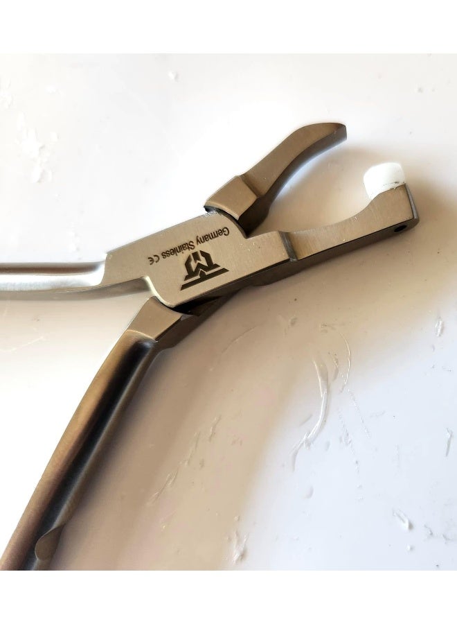 MedTool كماشة إزالة حزام الضرس كماشة إزالة الحزام أداة إزالة تقويم الأسنان، فضي، Md_04937 - Image 2