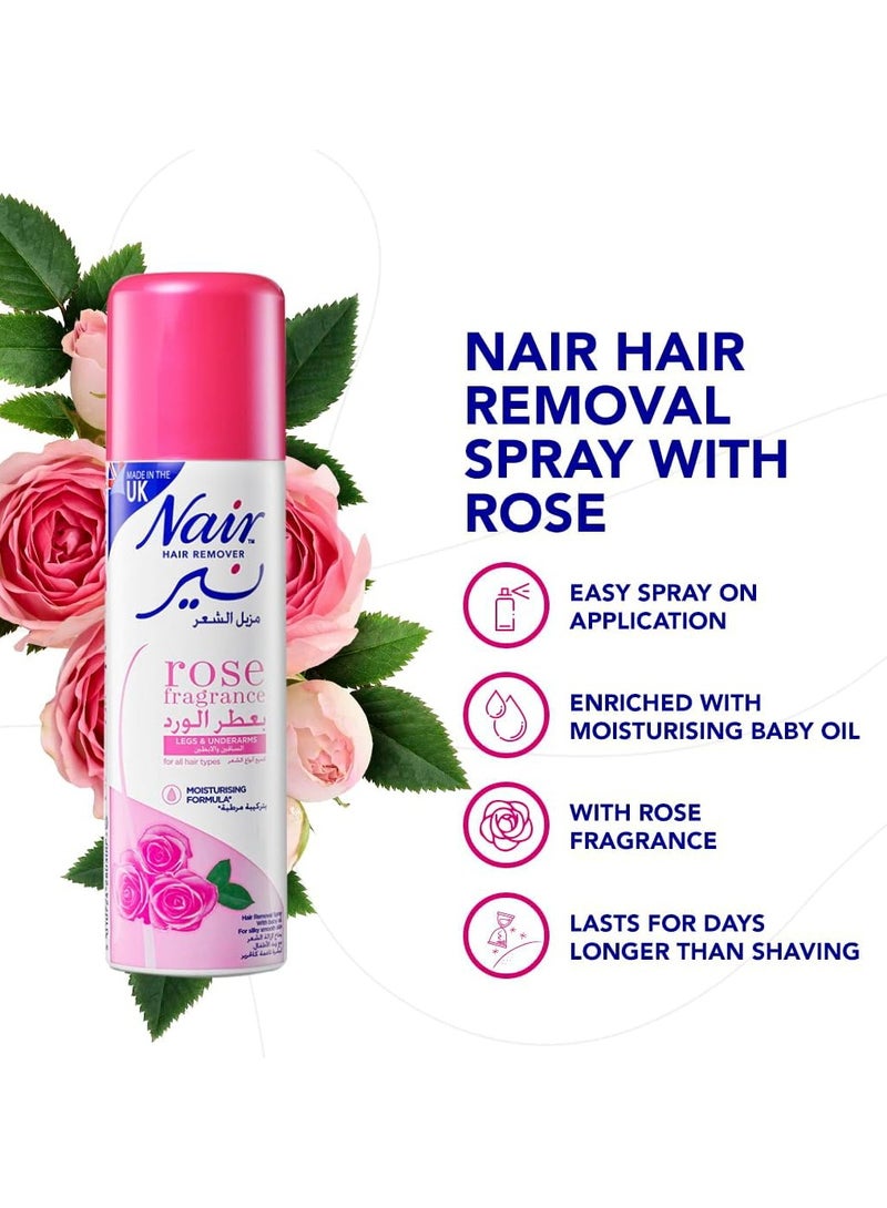 Nair Rose Hair Removing Spray 200ml - Image 2