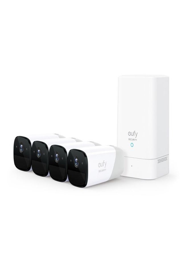 eufy eufyCam 2 Pro 2k wireless (4 Pack) & HUB, 365 Day New Sealed  - Image 1