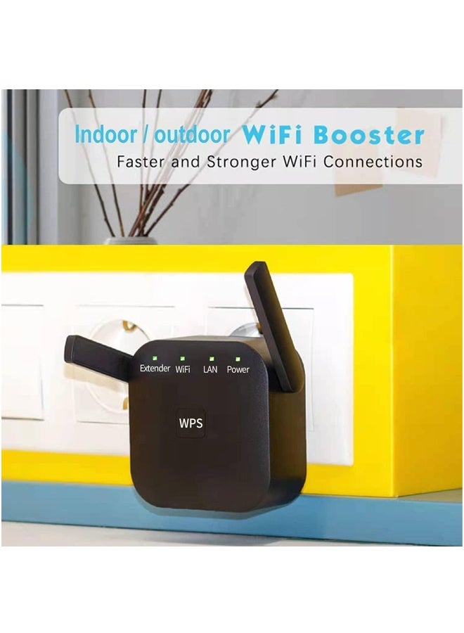 2025 أسرع مُوسع واي فاي، مُكرر واي فاي، مُعزز واي فاي، يغطي حتى 10000 Sq. أجهزة قدم و 60 بوصة، معزّز إنترنت مع منفذ إيثرنت، إعداد سريع، اتصال لاسلكي منزلي - Image 4