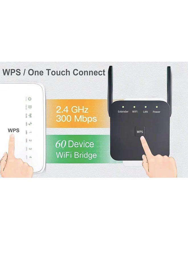 2025 أسرع مُوسع واي فاي، مُكرر واي فاي، مُعزز واي فاي، يغطي حتى 10000 Sq. أجهزة قدم و 60 بوصة، معزّز إنترنت مع منفذ إيثرنت، إعداد سريع، اتصال لاسلكي منزلي - Image 2