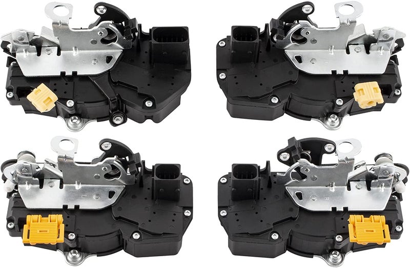 YMAUGP 4PCS Door Latch Lock Actuator Replaces for Chevy Tahoe GMC Yukon Cadillac Escalade 2007 2008 2009 4 Door Kits 931303 931304 931108 931109