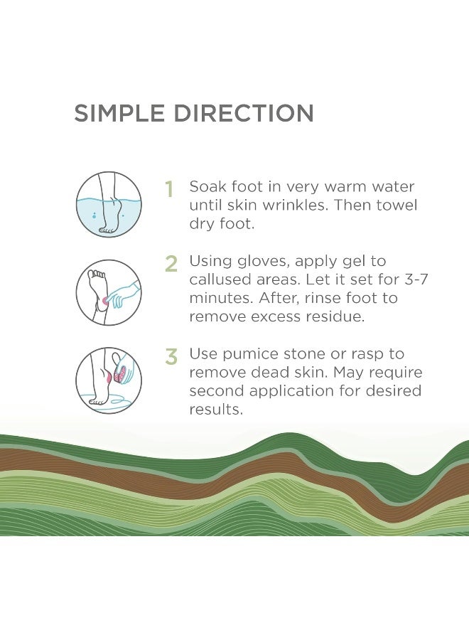 لي بيوتي بروفيشنال مزيل مسامير القدمين - شجرة الشاي، تركيبة قوية - جل فائق القوة، نتائج باديكير منزلي للقدمين - مستلزمات للعناية بالبشرة الجافة والمتشققة - 8 أونصة - Image 5