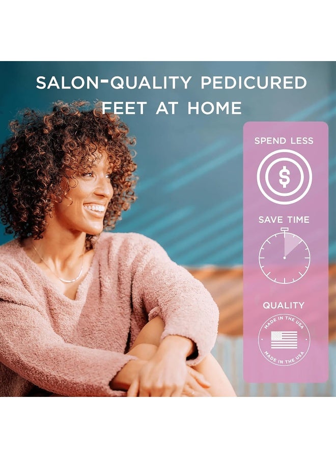 لي بيوتي بروفيشنال مزيل مسامير القدمين - شجرة الشاي، تركيبة قوية - جل فائق القوة، نتائج باديكير منزلي للقدمين - مستلزمات للعناية بالبشرة الجافة والمتشققة - 8 أونصة - Image 4