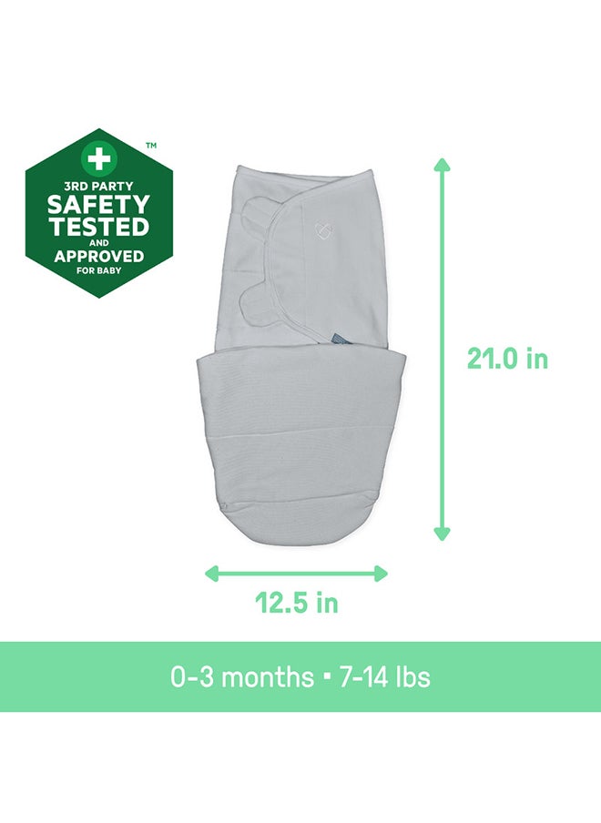 SwaddleMe - Summer Infant by Ingenuity All Season Swaddle - Dream Wave, 0 - 3 Months - Image 1
