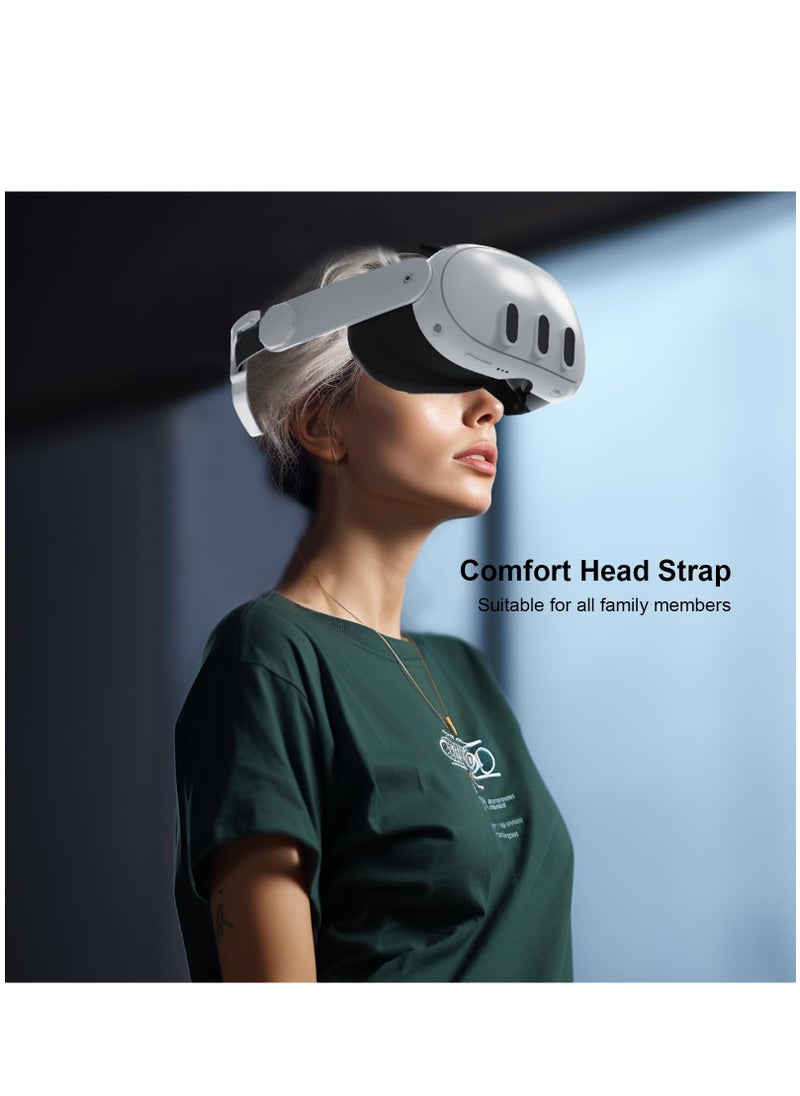Generic - Head Strap For Meta Quest 3 Adjustable Comfort Elite Strap For Oculus Quest 3 Accessories Adjustable Lightweight VR Headset Strap Replacement - Image 1