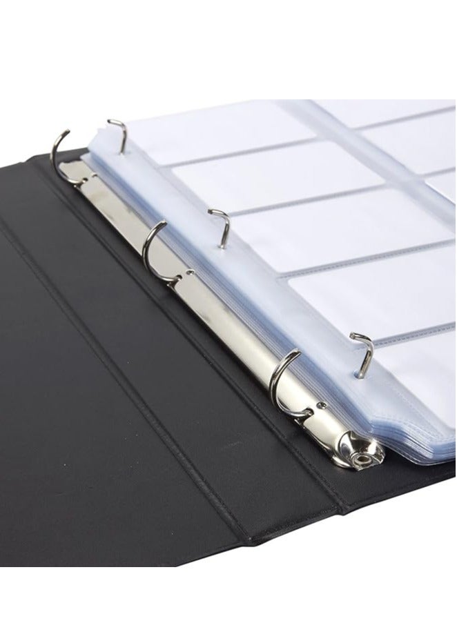 MODEST Business card Holder 600 Cards Hard Cover Black - Image 2