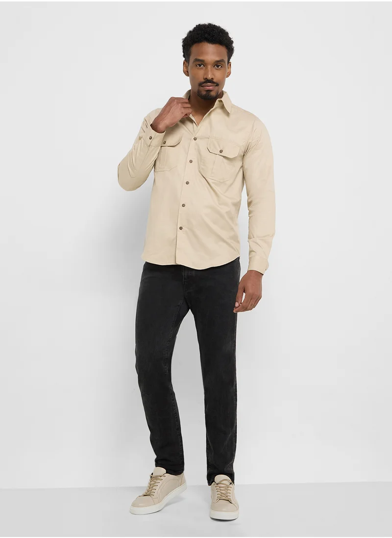 روبرت وود Cargo Full Sleeve Shirt