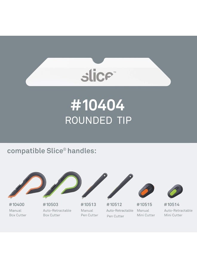 Slice 10404 Replacement Blade, Ceramic, Finger Friendly, Rounded Tip, Lasts 11x Longer Than Metal - Image 5
